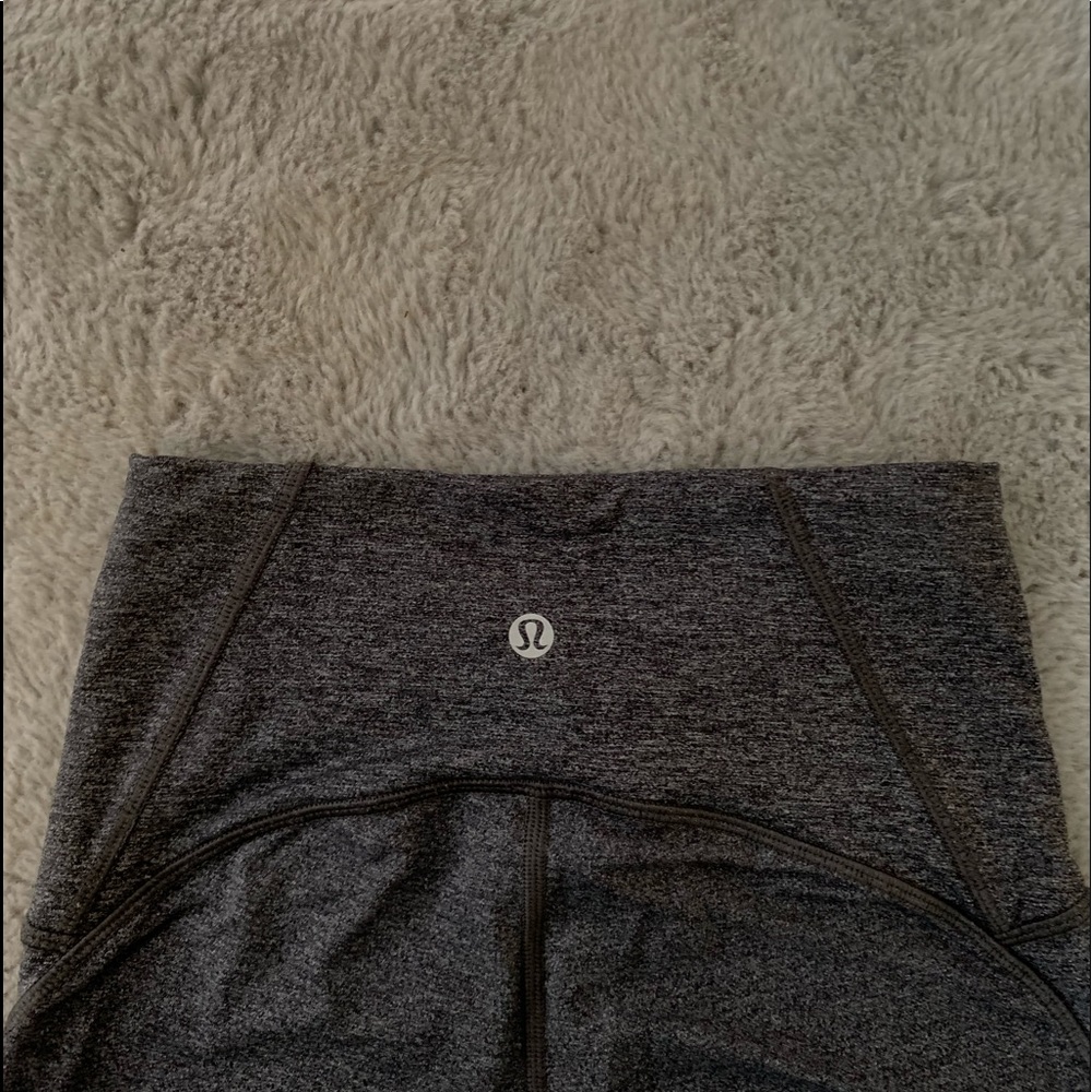 LULULEMOM heathered grey leggings